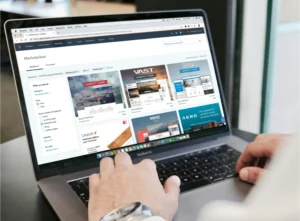 Content creators at the Best Digital Agency in Kannur crafting SEO-friendly website and social media content.